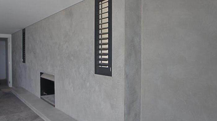 Tencuiala decorativă pentru beton: tehnologie de aplicare, consum