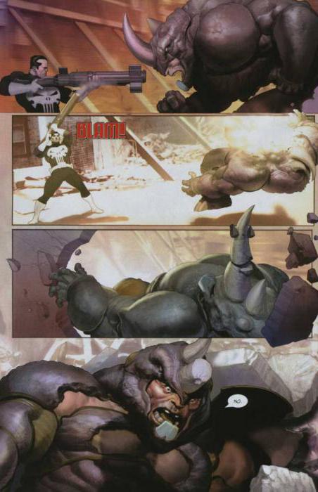 Rinocerul ("Marvel"): originea, abilitățile și dușmanii personajului